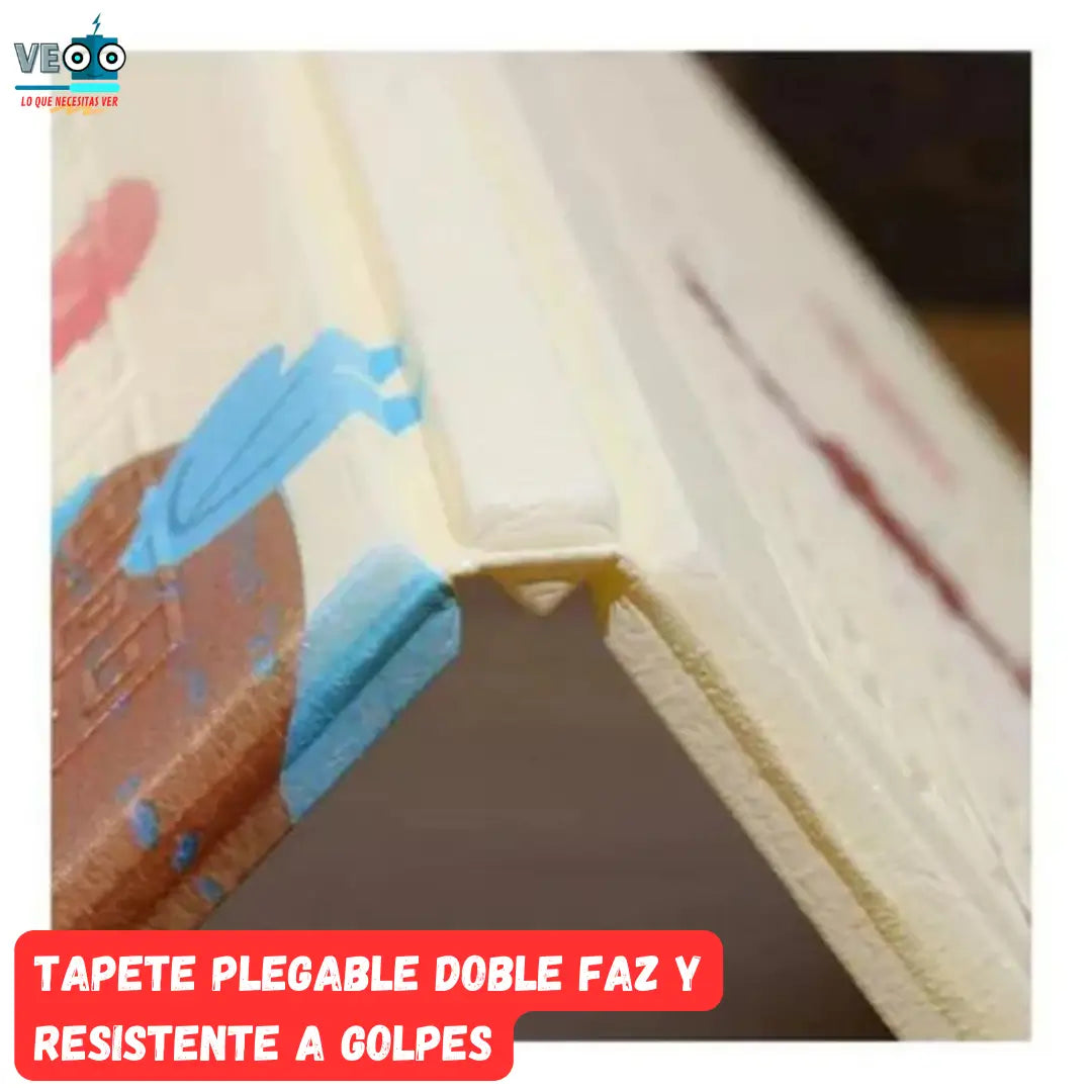 Tapete mágico: Doble Faz Anti golpes👶🌈